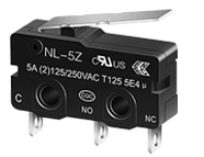 Microinterruptor de bisagra de resorte de tensión de alta sensibilidad