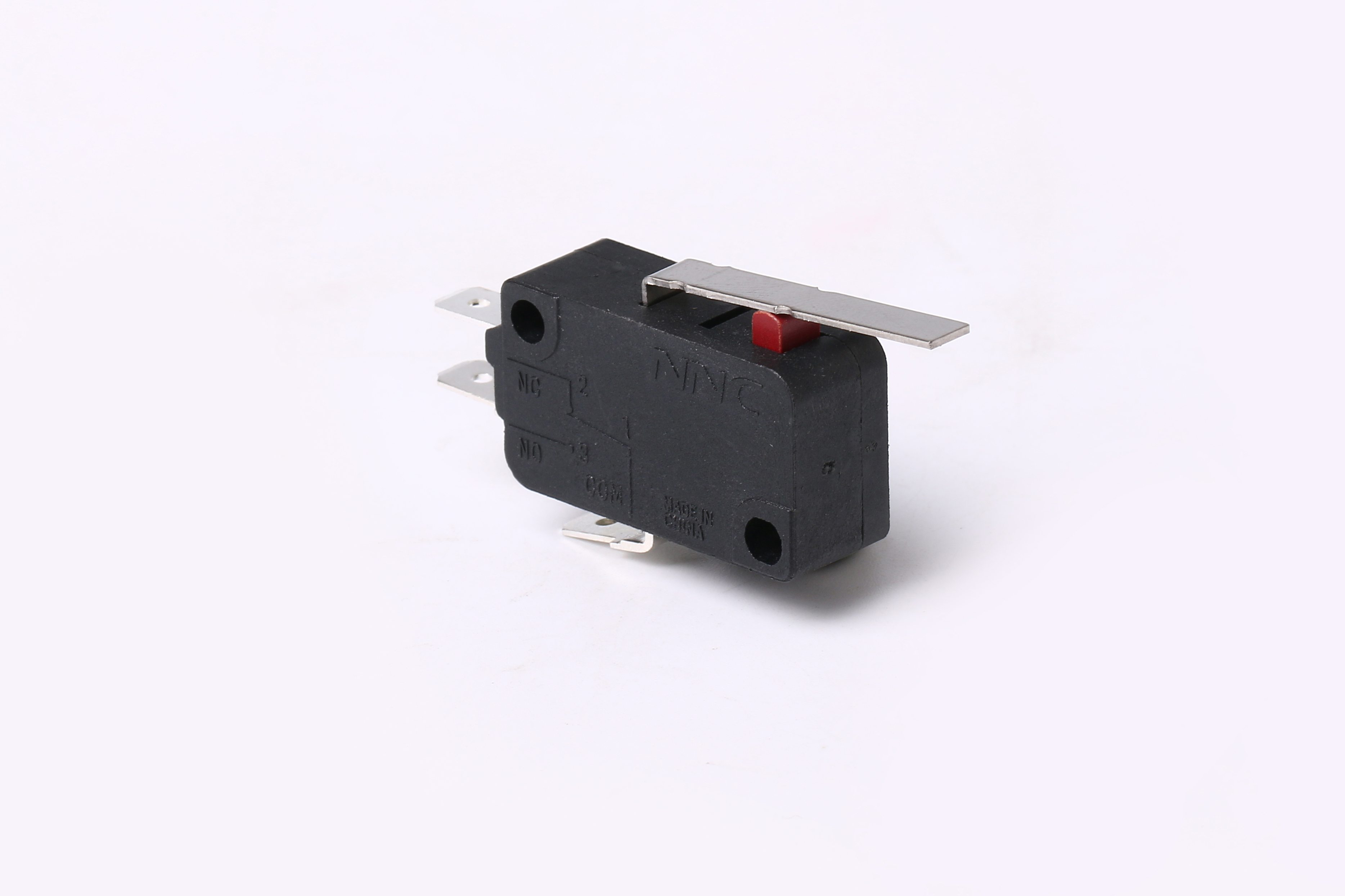 Microinterruptor de alta confiabilidad con palanca de bisagra de corriente de conmutación de hasta 21A