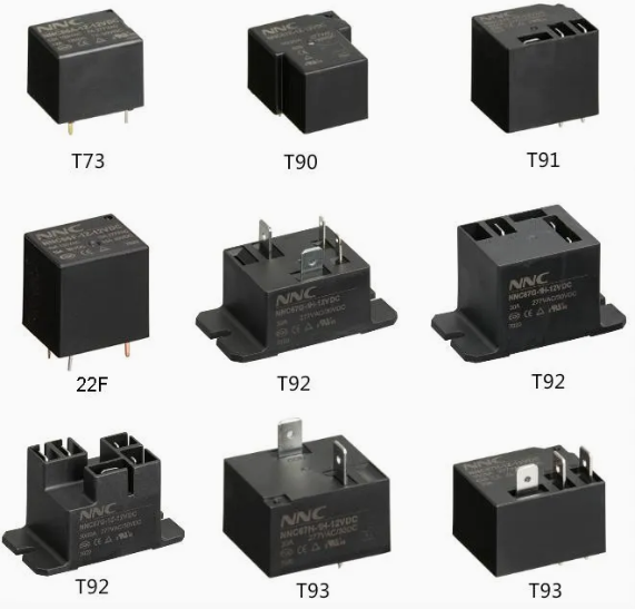 Relé PCB de alta fiabilidad electromagnético NNC66F (22F) con 4 o 5 pines