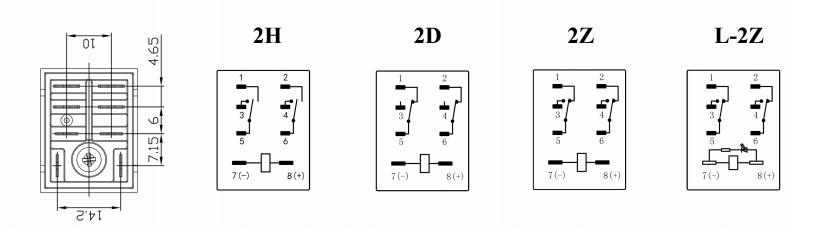 Rel&eacute; de alta potencia sellado