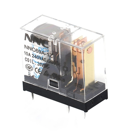 Relé electromagnético de alta potencia en miniatura con pellizco de clavija de 3,5 mm/5 mm
